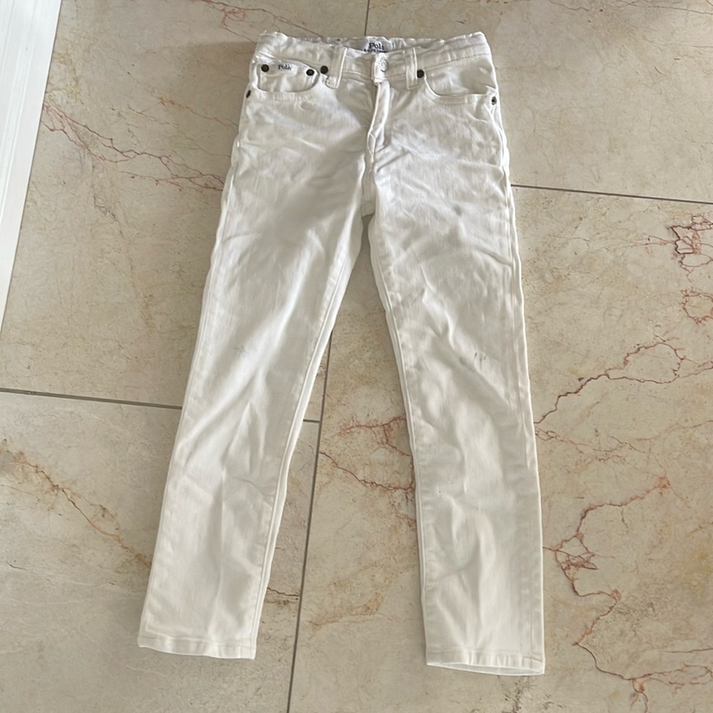 Ralph Lauren white denim boy’s jeans